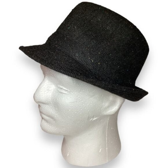 Cat & Jack Boys Wool Blend Tweed Fedora Hat - Picture 3 of 8